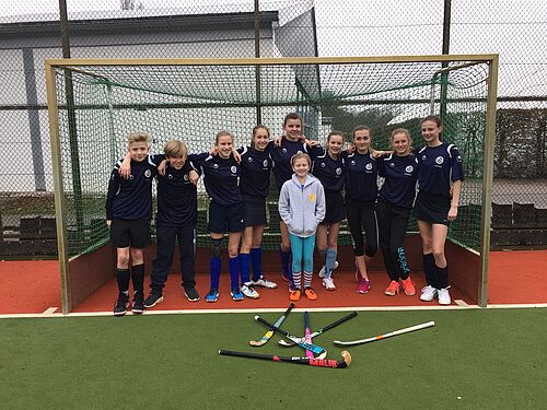 Hokey-Team des Gymnasiums