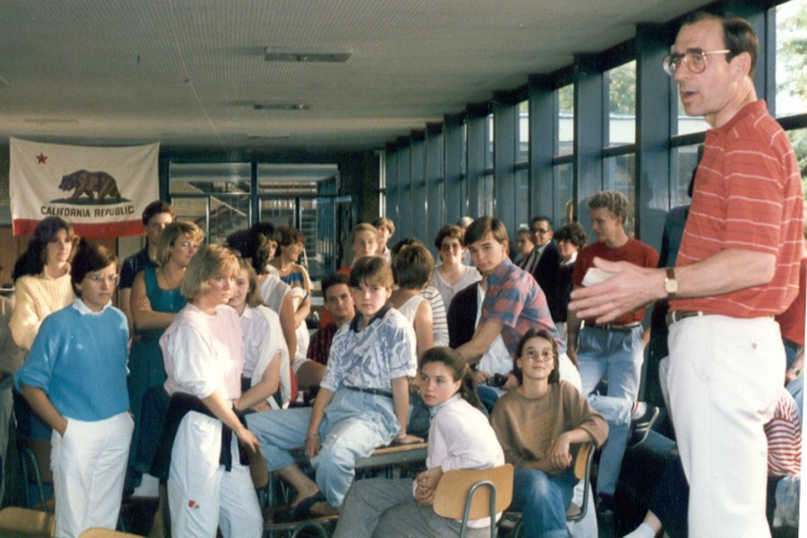 Foto: USA-Austausch mit Herrn Flüge