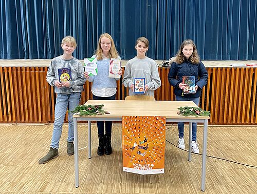 Klassensieger des diesjährigen Vorlesewettbewerbs