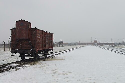 Rampe im KL Auschwitz Birkenau