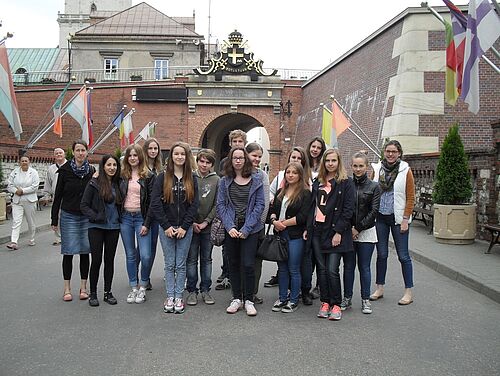 Die Austauschgruppe in Polen