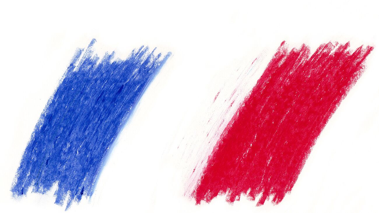 Foto: Drapeau bleu-blanc-rouge - seit 1794 die Nationalflagge unserer Nachbarn